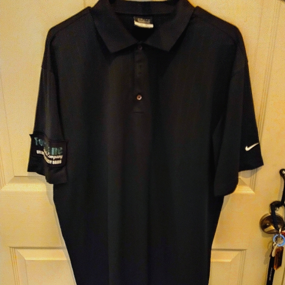 Men's Nike Golf Sz XL Fourth Lane Auto "Selling cars like candy bars!" Perf Polo